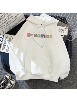 BTS Dynamite Hoodie, Wit
