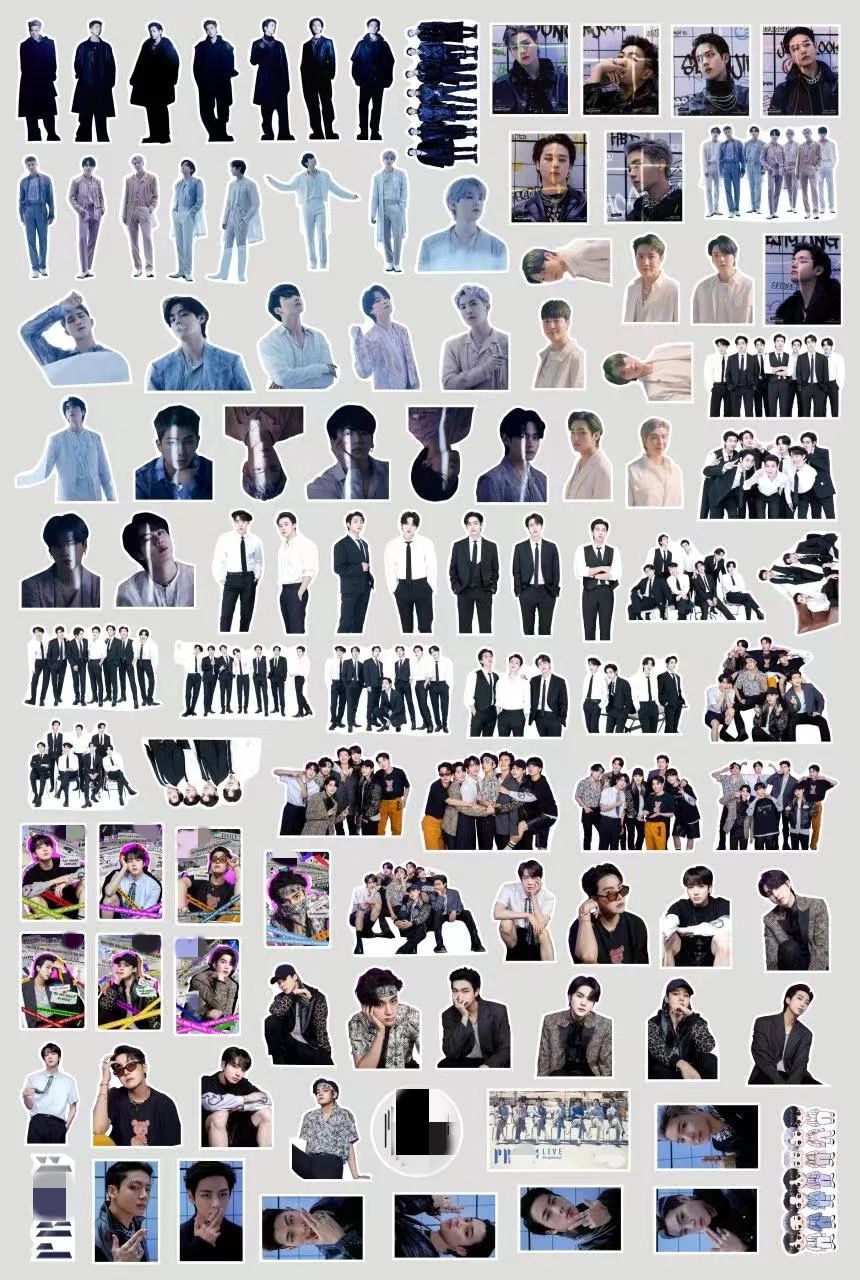 BTS PROOF stickers, 100 stuks