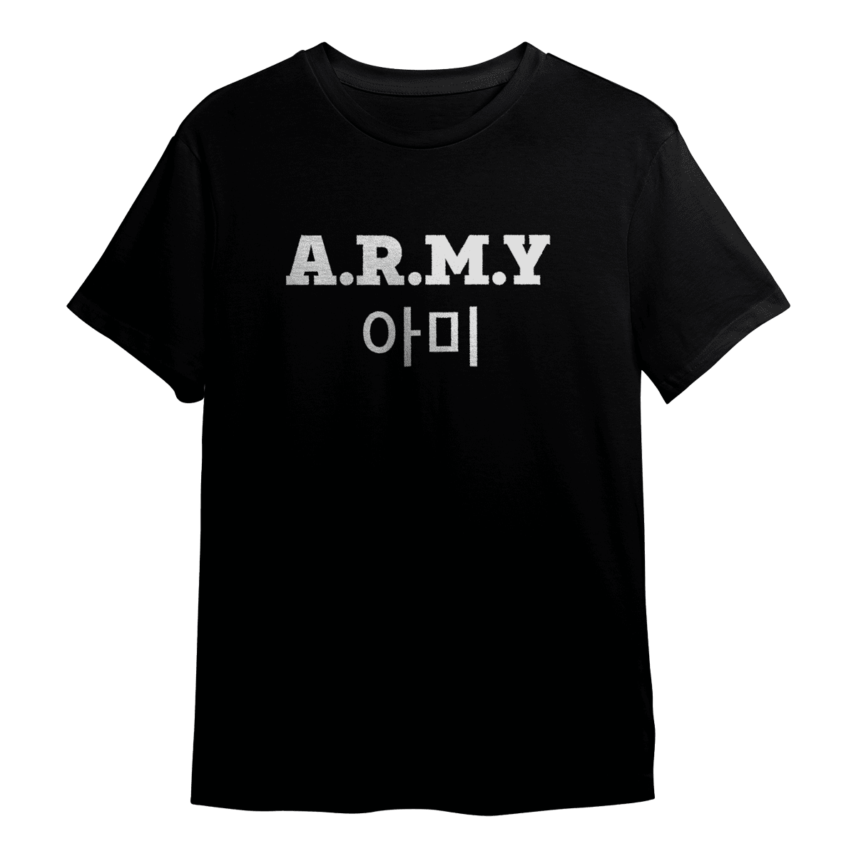 BTS ARMY T-Shirt, Zwart