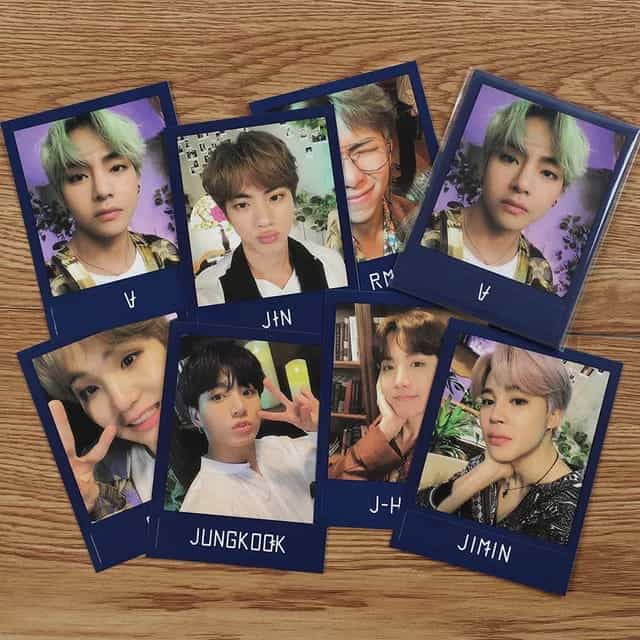 BTS Group Fotokaarten, 7 stuks