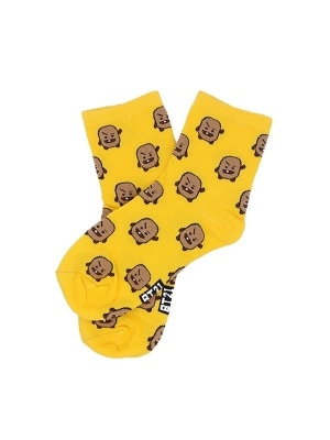 BT21 SHOOKY Dames Sokken, Geel