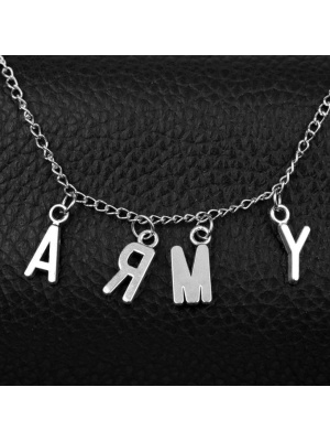 BTS A.R.M.Y Ketting, Zilver