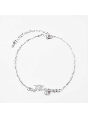 BTS J-Hope Armband, Zilver