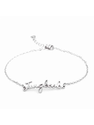 BTS Jung Kook Armband, Zilver