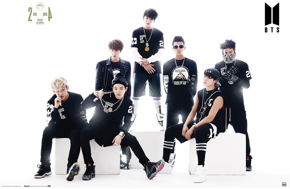 BTS Poster - Zwart-Wit