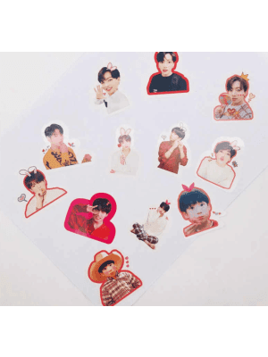 BTS Jung Kook Stickers, 39 Stuks