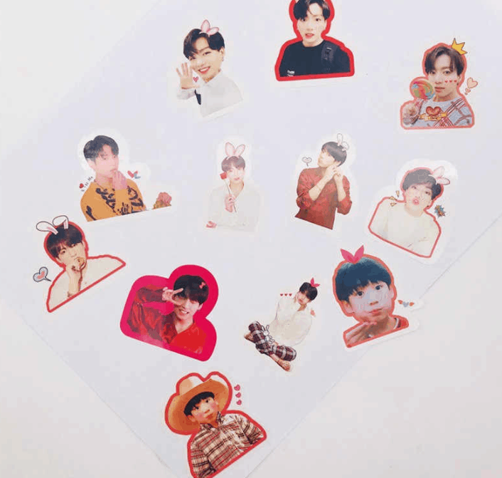 BTS Jung Kook Stickers, 39 Stuks